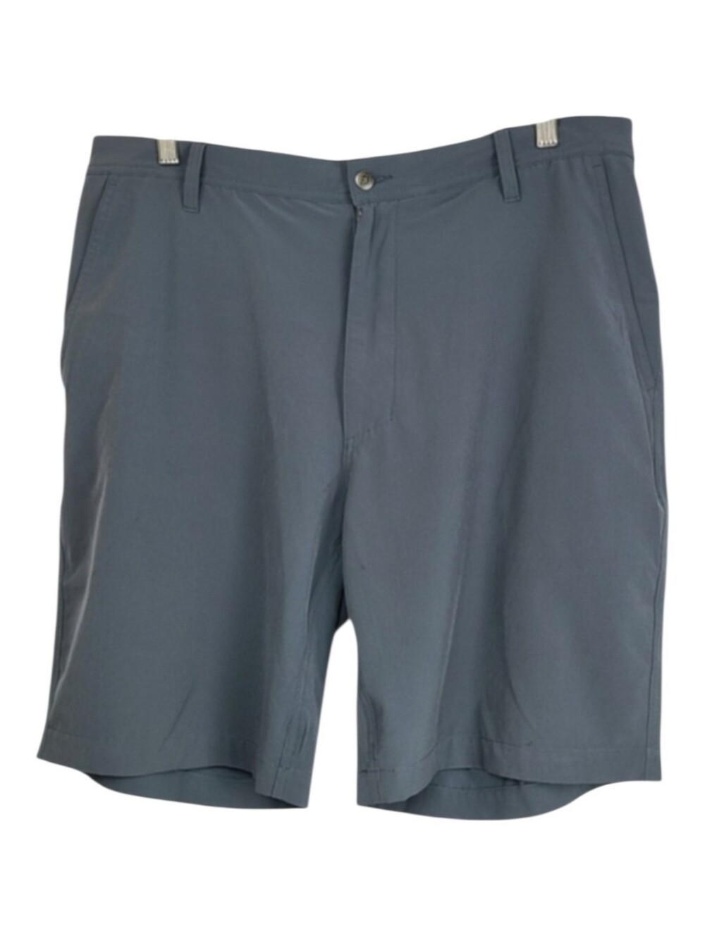 FootJoy Men’s Gray Lightweight Relaxed Fit Activewear Flat Front Shorts Casual